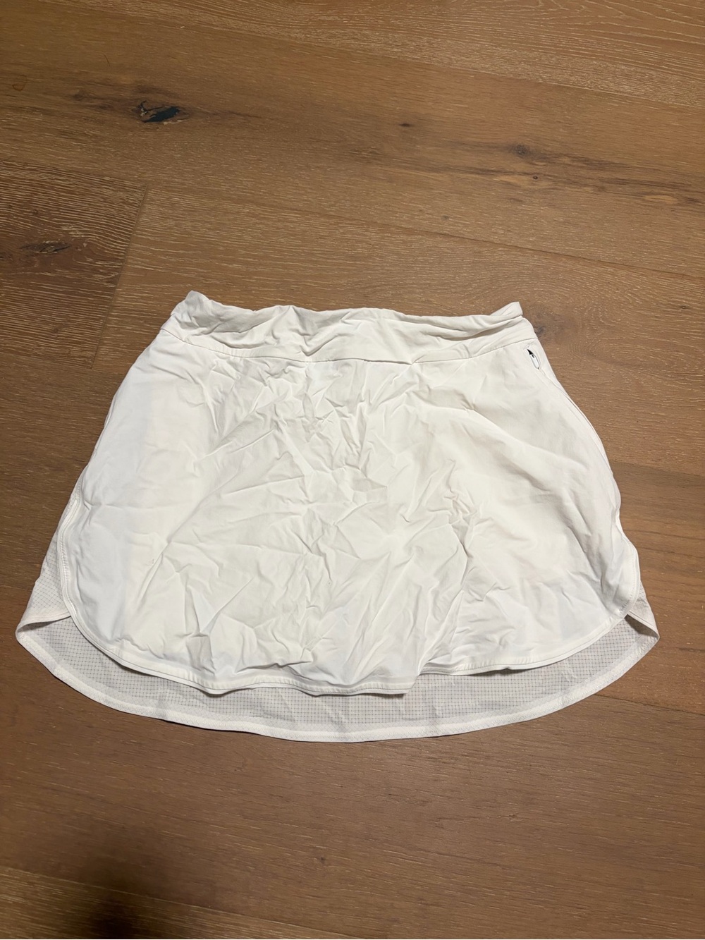 Outdoor Voices White High-Low Athletic Skirt